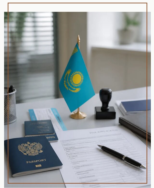 Оформление визы в Казахстан для поездки и работы в Устях-Лабинске